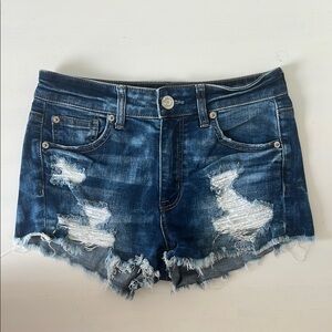 American Eagle Outfitters Dark Blue Jean Shorts
